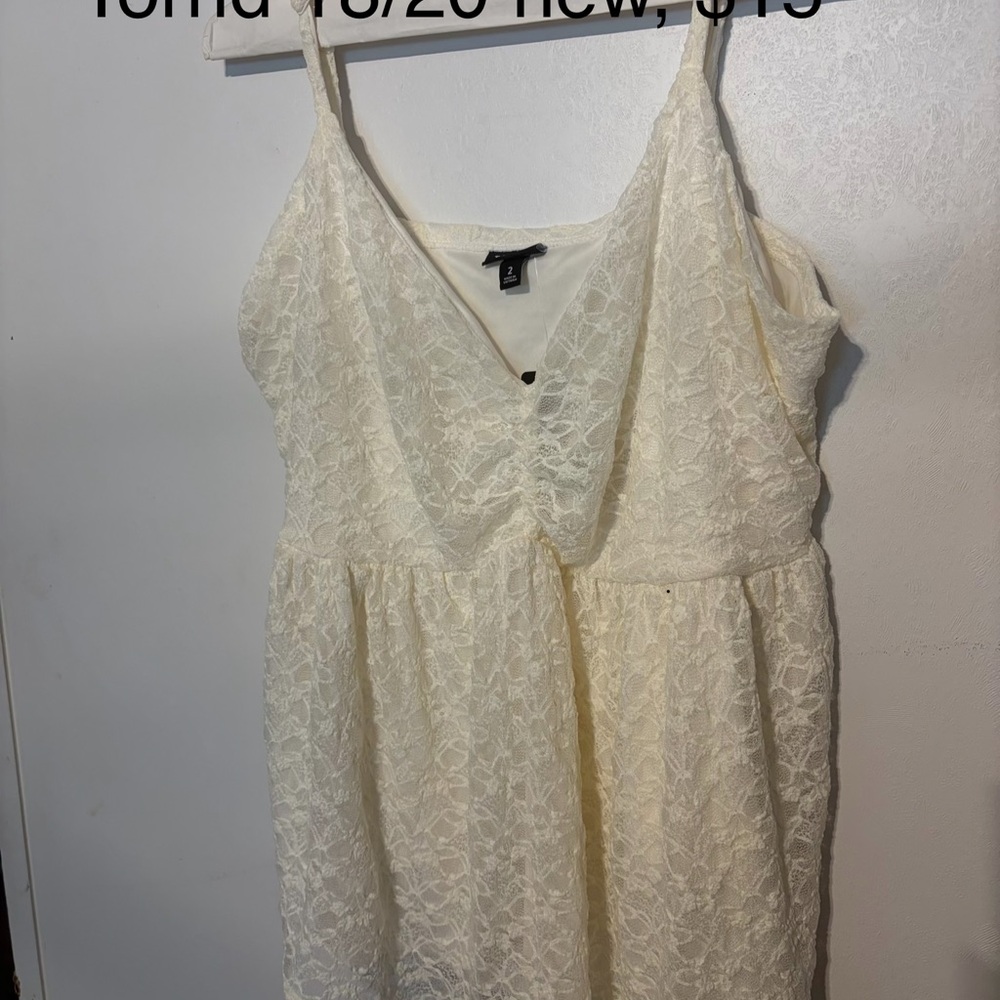 Torrid Cream Lace Blouse